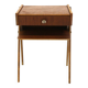 Scandinavian teak bedside table, Sweden, 1950s