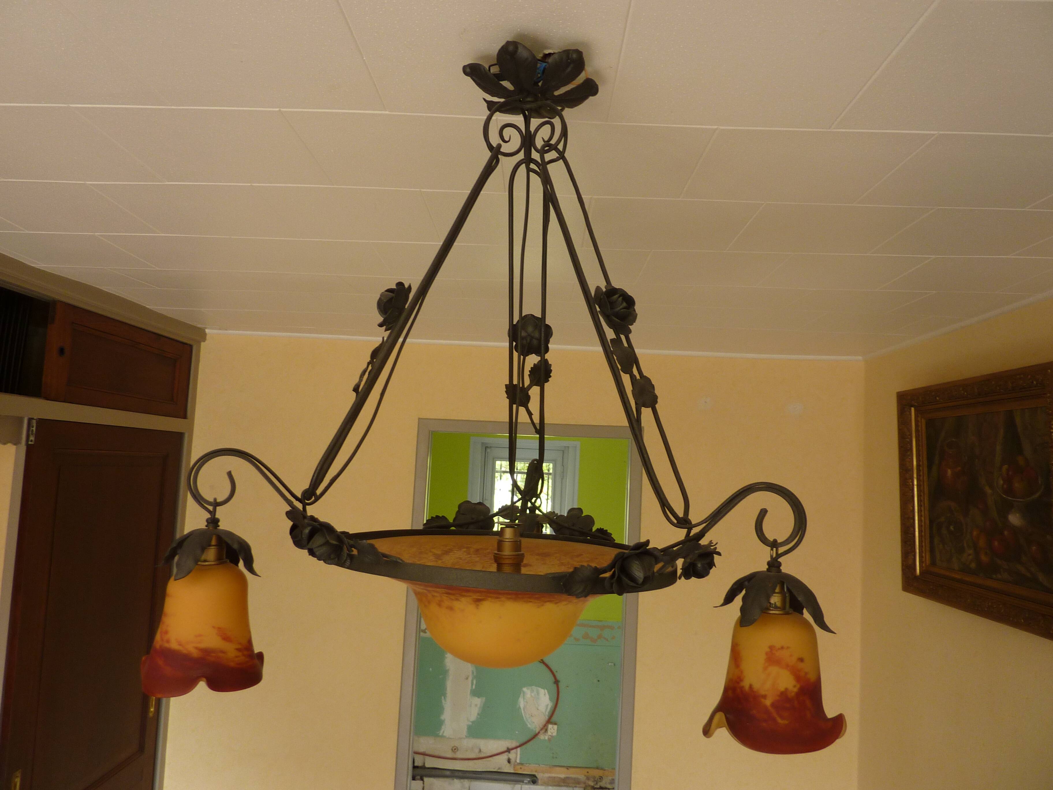 Art deco chandelier