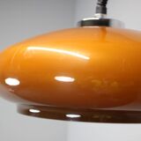 Adjustable glass pendant light from the mid-century, Europe, 1970s.