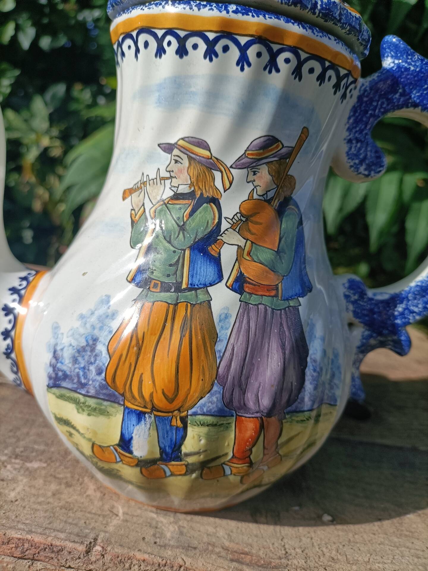 Henriot Quimper Teapot Sugar Bowl