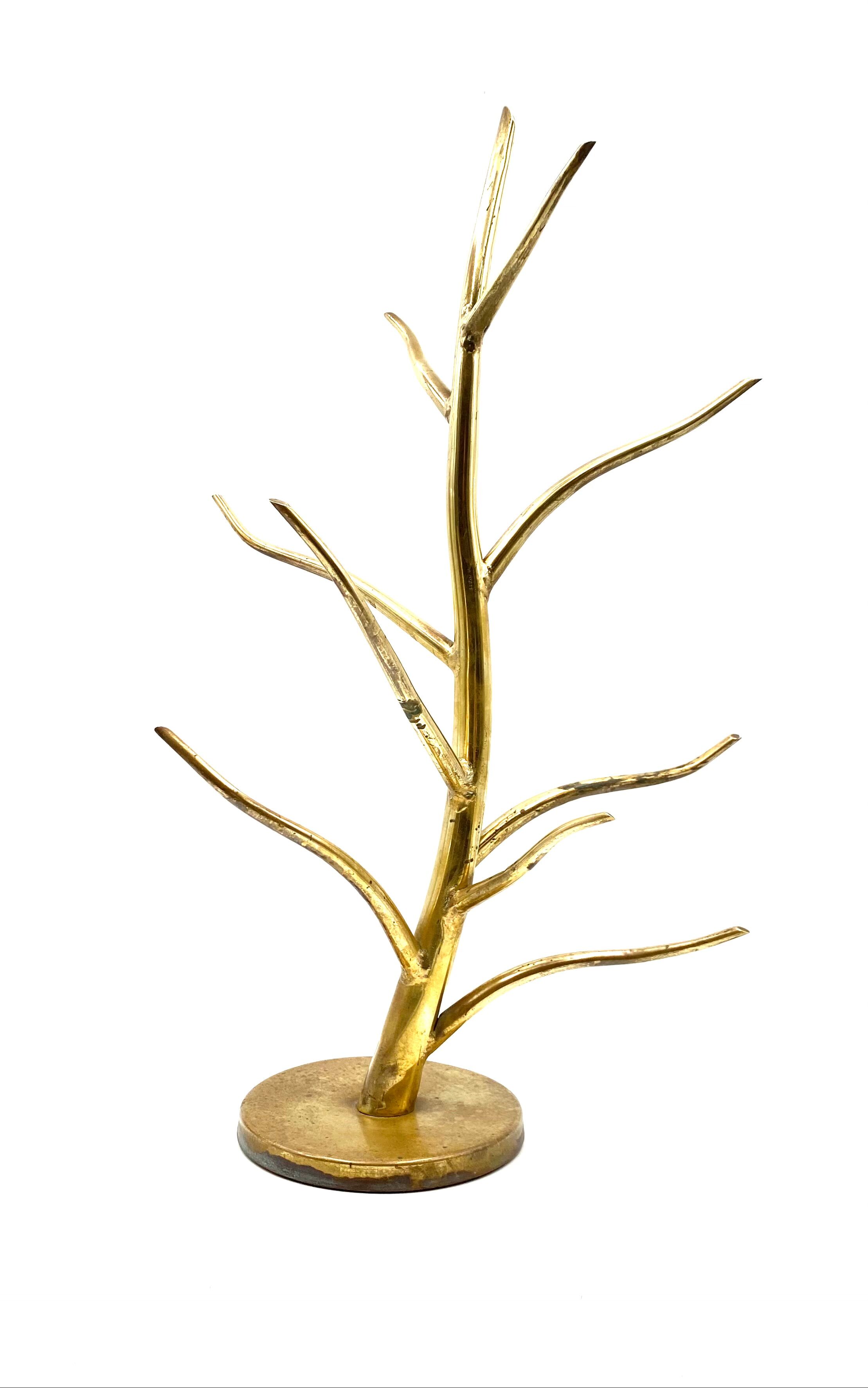 Mid-century Brass plant-shaped stand, Italy 1970s