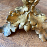 Late 19th century spelter candle holder