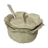 Cabbage soup with ladle