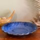 Blue stoneware dish