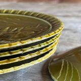 Set of 5 vintage earthenware plates
