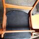 Set de 4 chaises scandinave,  Skaï  année  70
