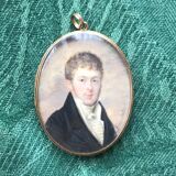 Miniature signed A. Delatour