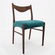 1960s Arne Wahl Iversen Set of Four Dining Chairs for Glyngøre Stolefabrik, Denmark