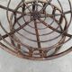 Set of 3 Vintage Rattan Half-Spherical Armchairs