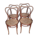 Series 4 chairs cannes bistro by Jacob and Josef KOHN No.55