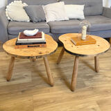 Pire de tables brutalistes