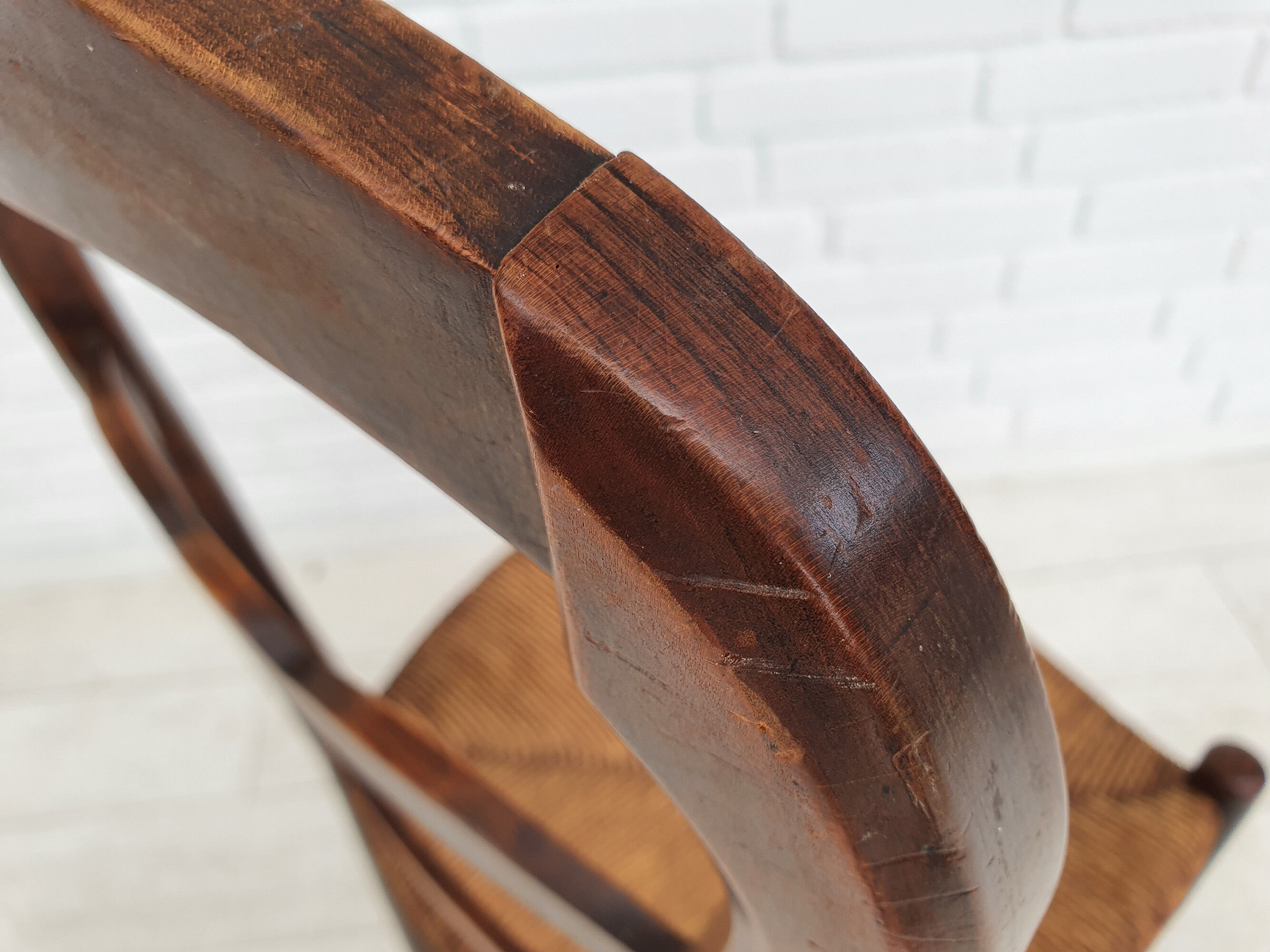 6 pcs, Original Danish country style chairs, 50s