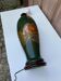 Italian lamp Ida Bellini in green and gold ceramic