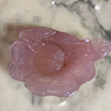 Empty pocket in rose quartz