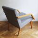 Pair of 1970s Armchairs by Mier with new fabric