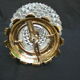 Ceiling light vintage diamond tips