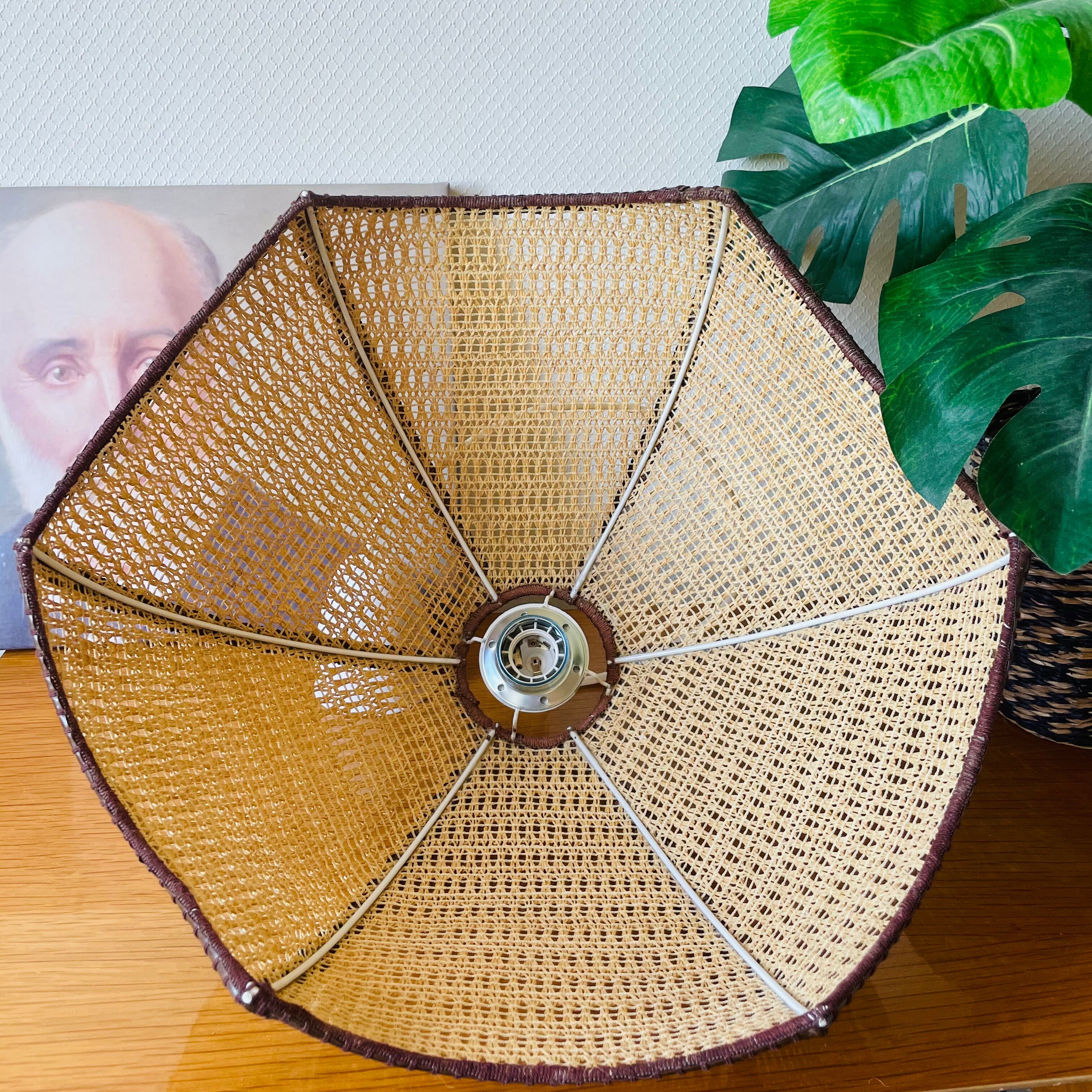 Large Vintage Rotin hanging