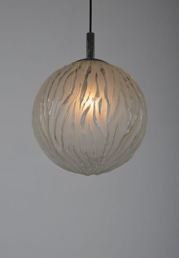 Suspension globe du milieu du siècle, années 1970