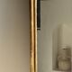 Large gilded mirror 19th century rounded corners mercury glass Louis XVI style
