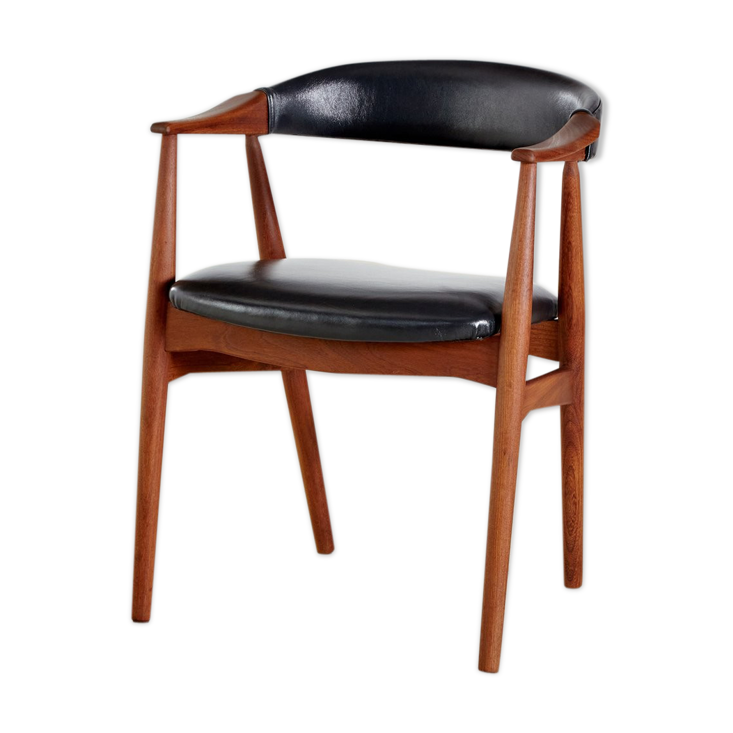 Model chair 213 in teak by Th. Harlev for Farstrup M-bler 60s