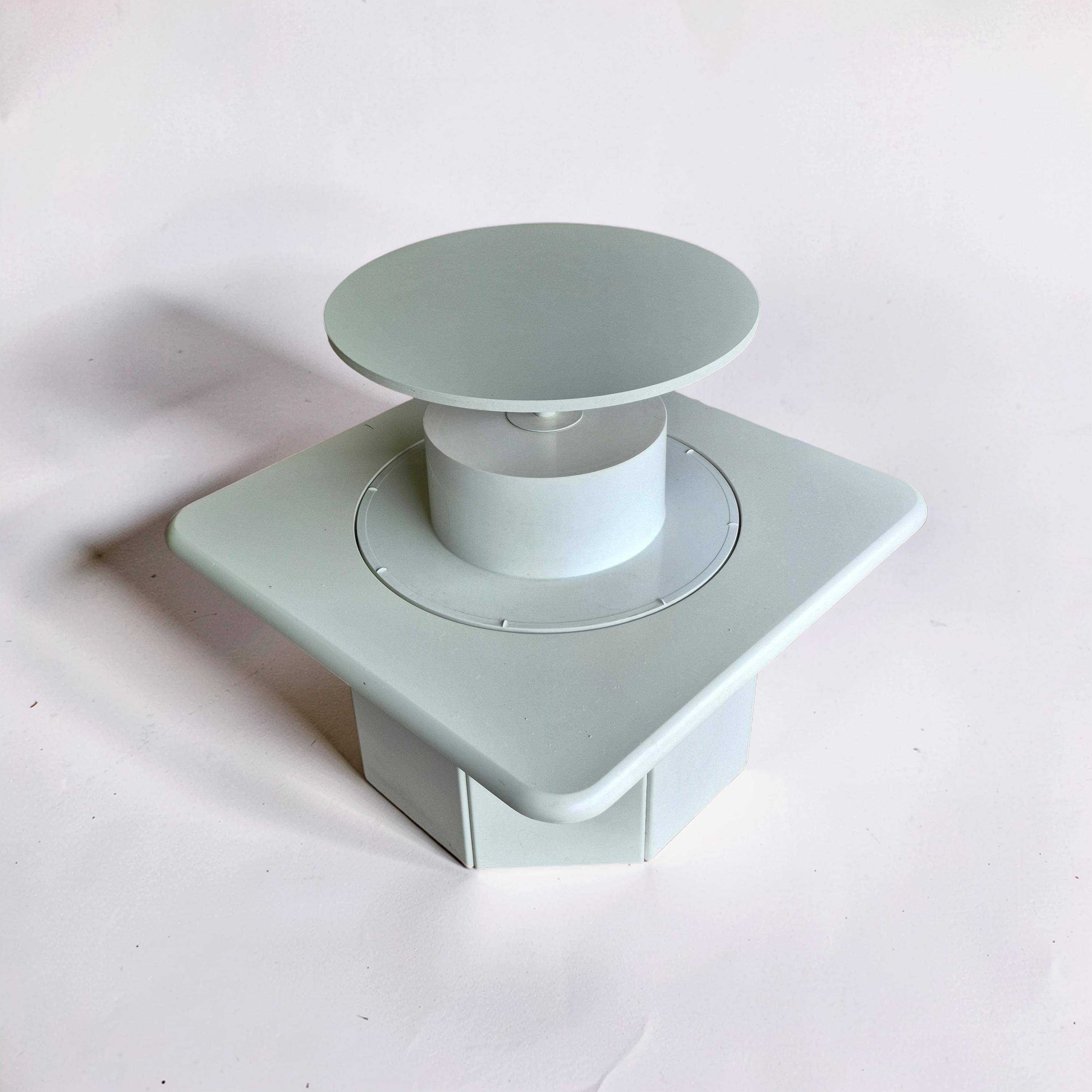 Post modern coffee table with a hidden rotating bar, Germany 1980s