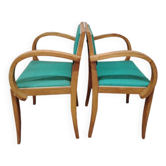 Pair of bridge armchairs