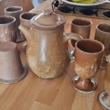 Stoneware coffee/tea service