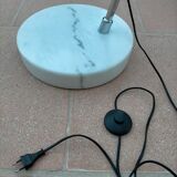 Chrome arc floor lamp
