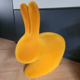 Rabbit chair by Stefano Giovannoni - Large velvet model