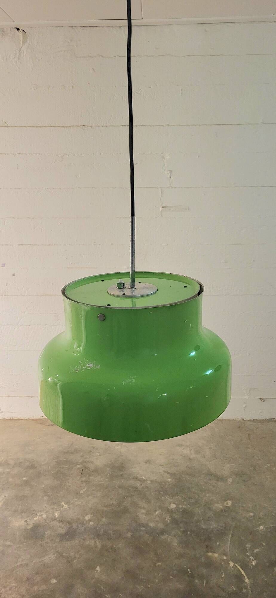 Kelly green Bumling pendant lamp by Anders Pehrson for Ateljé Lyktan, 1970s