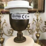 Pair of Kostka ceramic lamps