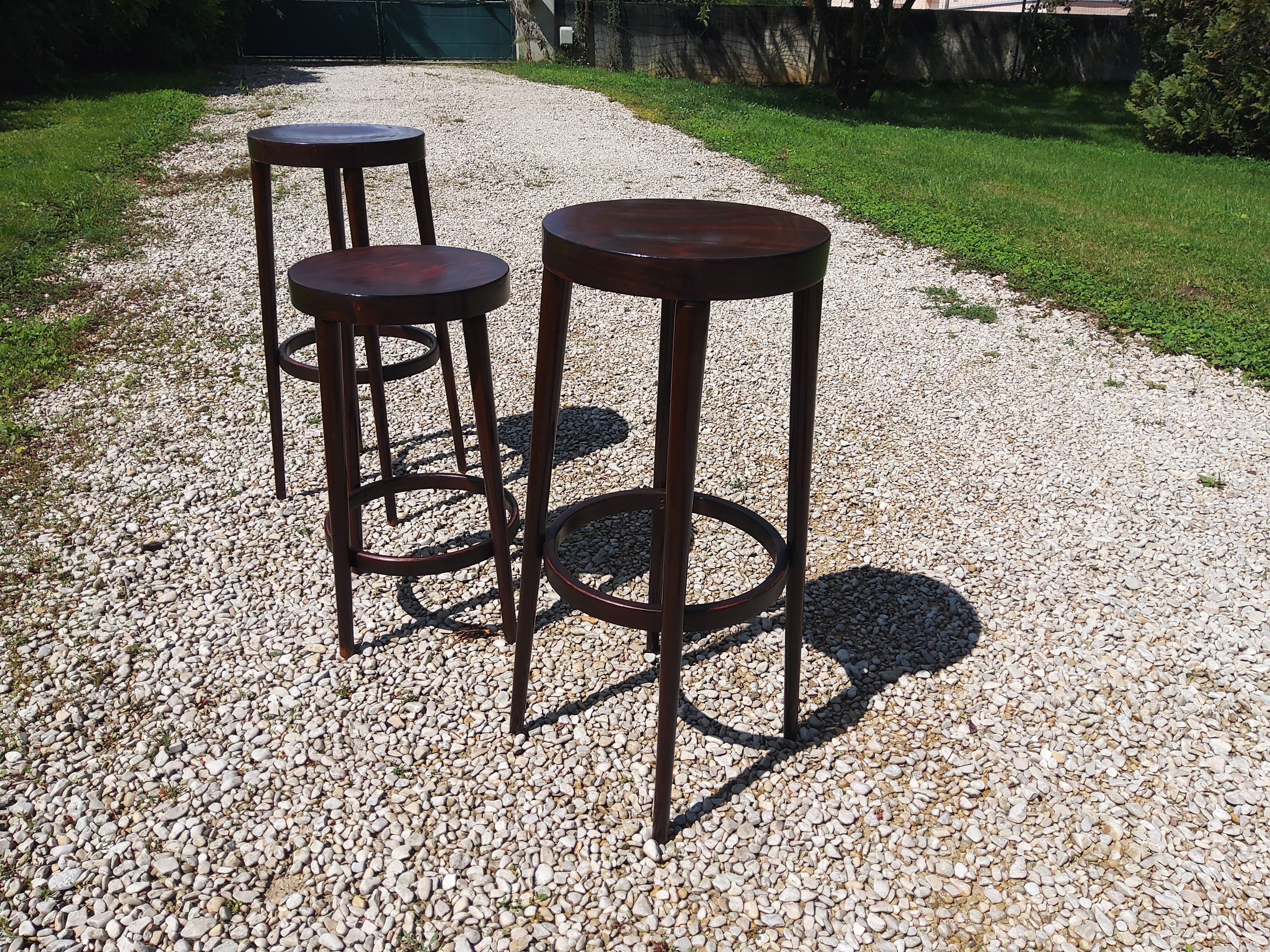 Set of 3 Baumann stools