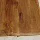 Square table in solid walnut