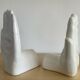 Pair of Vintage Ceramic Hands Bookends