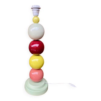 Lamp base Manufacture du Fauvery Provence France 1980s