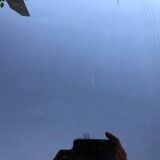 Vintage marble and smoked glass coffee table.