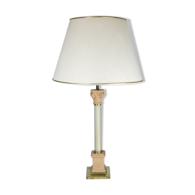 Lampe à poser Tommaso Barbi verre de Murano laiton céramique