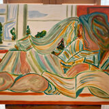 Oil on canvas "the reader"