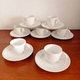 Lot de 7 tasses à café Pierre Motton, Gien