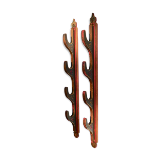 19th door-guns POLYCHROME wood rack