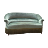 Water green velvet toad sofa