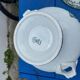 ANTIQUE ST AMAND EARTHENWARE SOUP TUREEN WITH LEBACQZ BOUCHARD FLORAL DECORATION