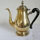 Louis XVI style silver-plated teapot / chocolate pot, early 20th century