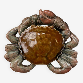 Glazed ceramic crab