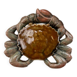 Glazed ceramic crab