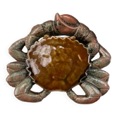 Crabe en céramique vernissée