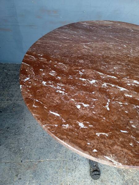 70cm marble bistro table / pedestal table