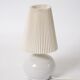 Terracotta lamp signed