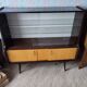 Old showcase buffet furniture vintage scandinavian wood