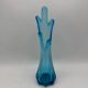 Blue glass vase, 1960s